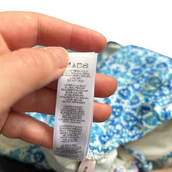 Nanette Lepore Seductress Seaside Tile Swimsuit Blue Size S - Picture 13 of 13